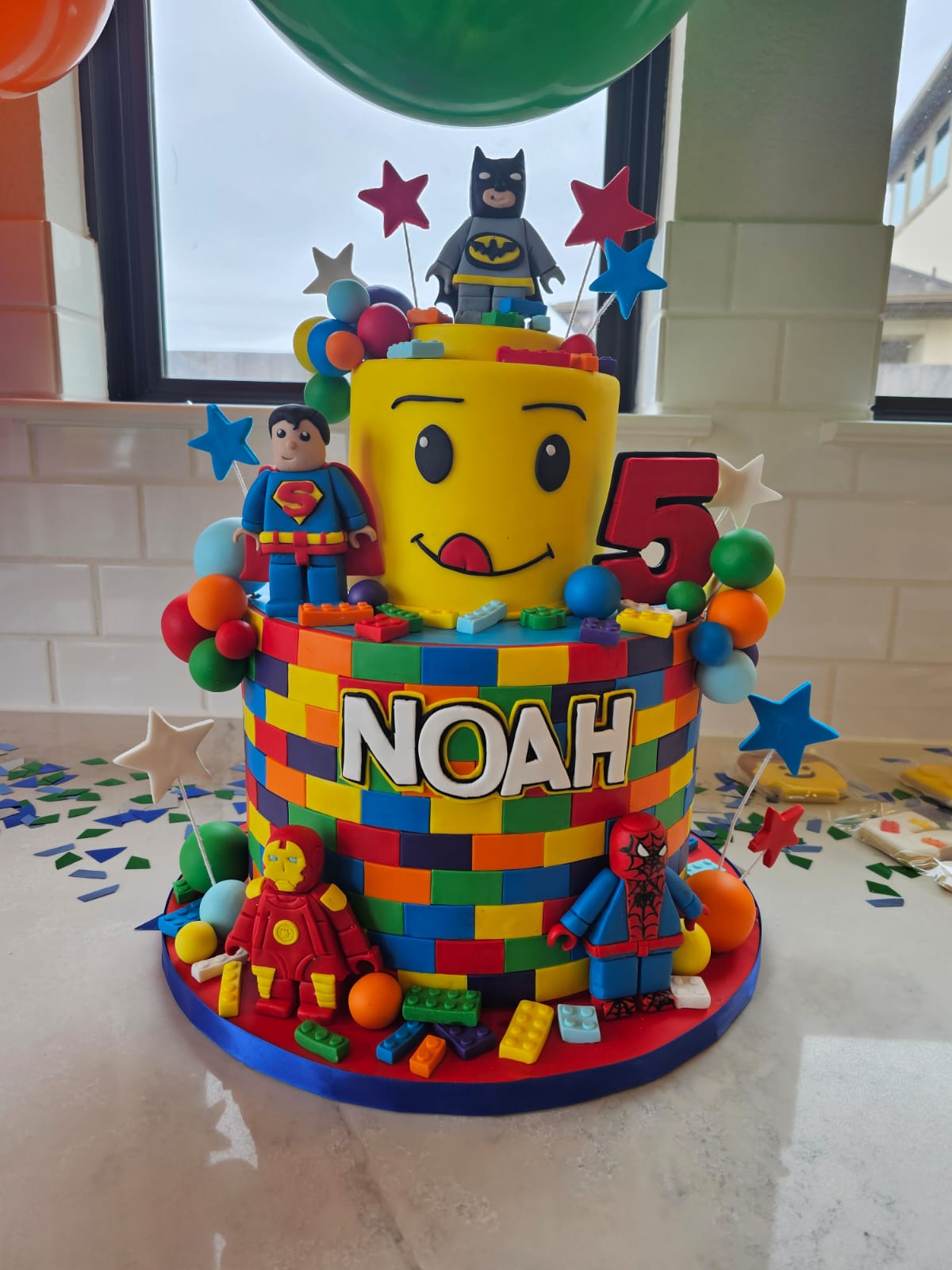Birthday Cake. Lego Superheroes