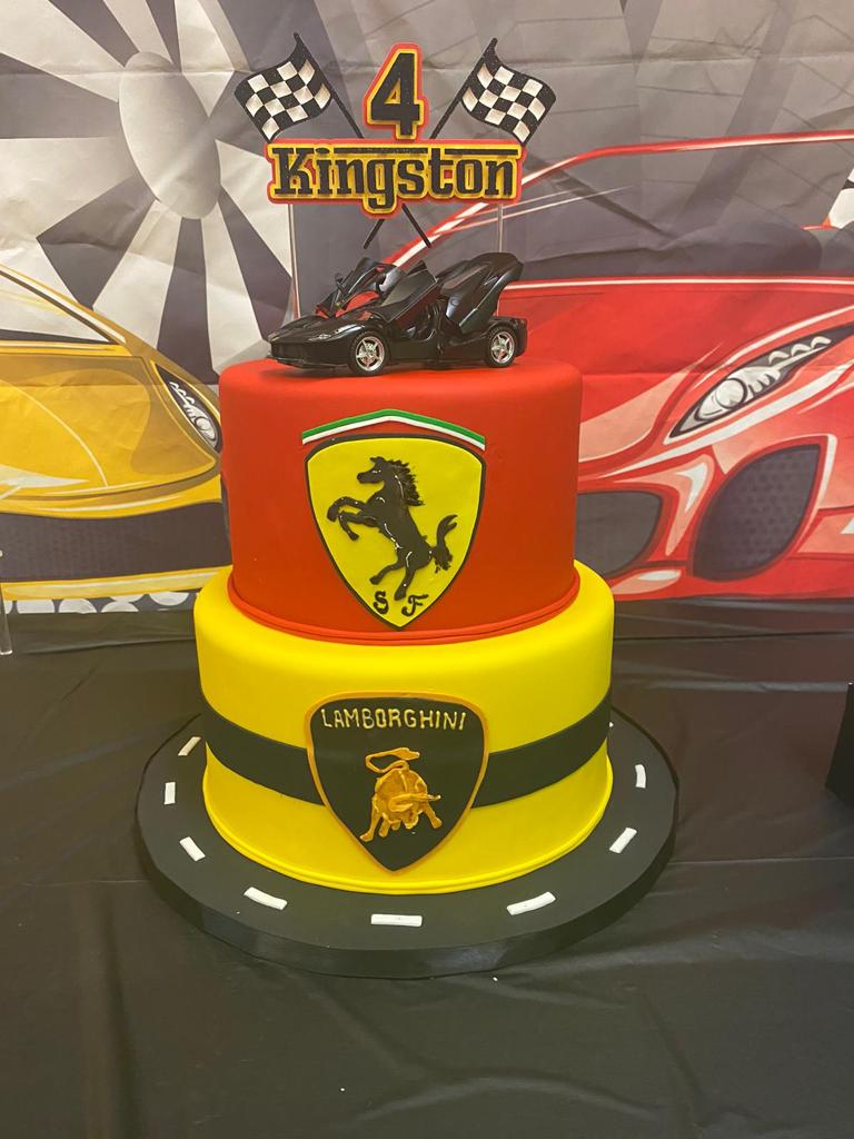 Birthday Cake. Sport Car