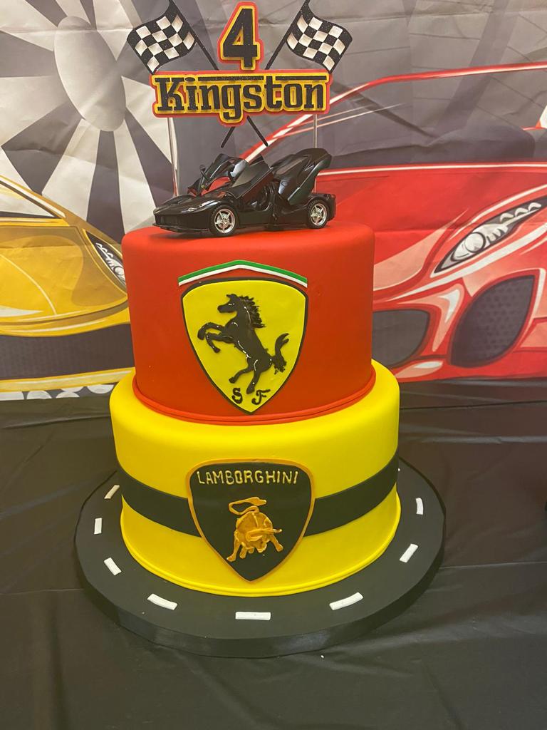 Birthday Cake. Sport Car