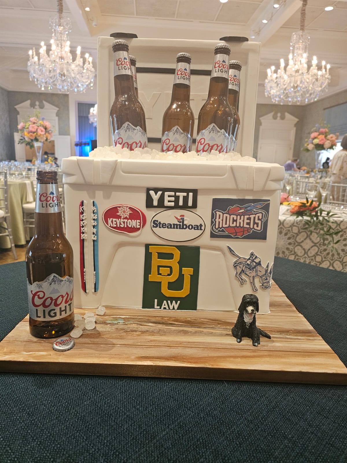 Grooms Cake. Yeti Cooler